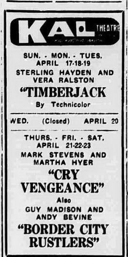 Kal Theatre - Kal Kalkaska (newer photo)